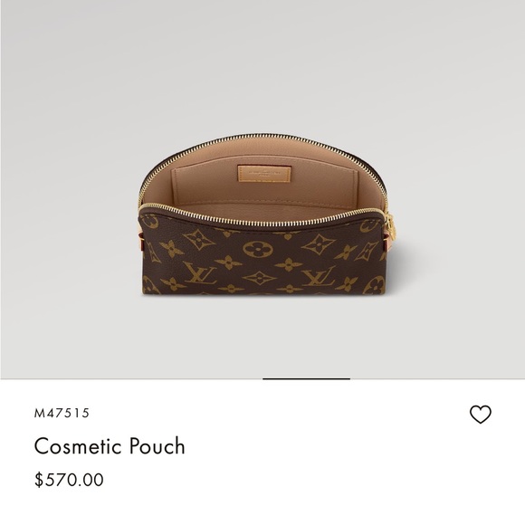 Louis Vuitton cosmetic pouch make up bag tolitery travel bag lv made in Spain - Picture 11 of 12